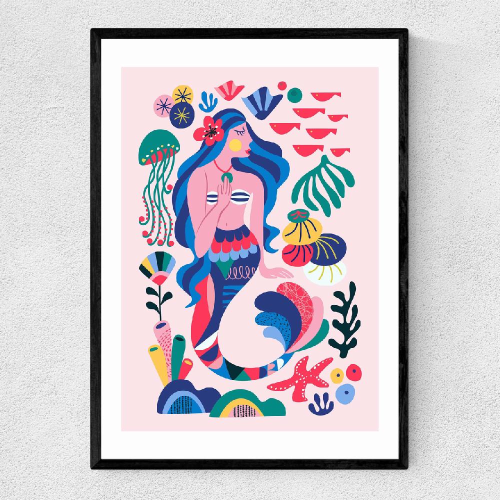 east end prints Mermaid