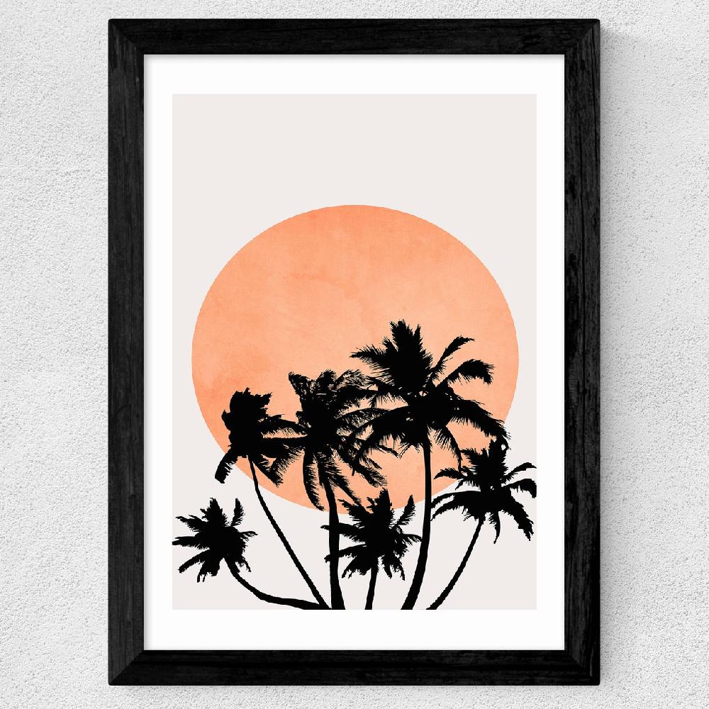 East End Prints Miami Beach Peach