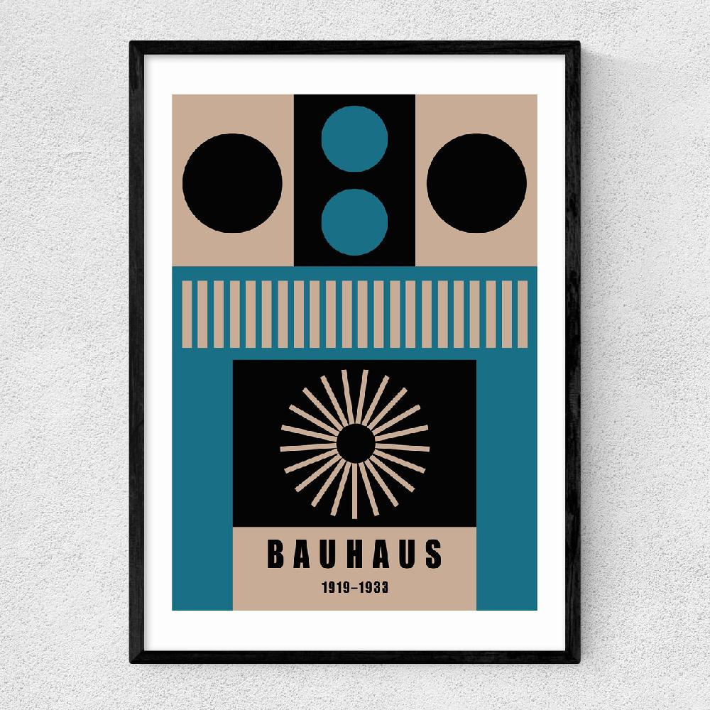 east end prints Mid Century Geometric Bauhaus