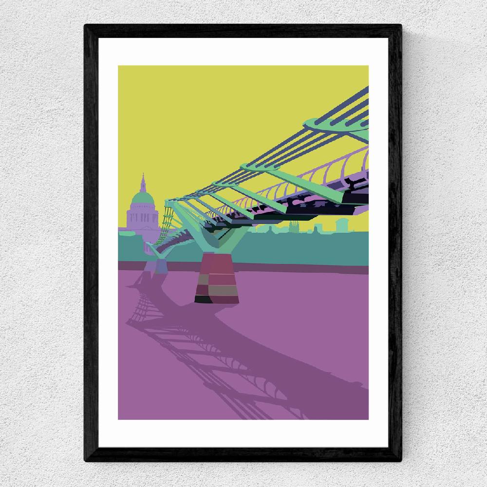 East End Prints Millennium Bridge - St Pauls