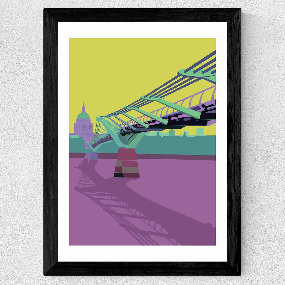 East End Prints Millennium Bridge - St Pauls