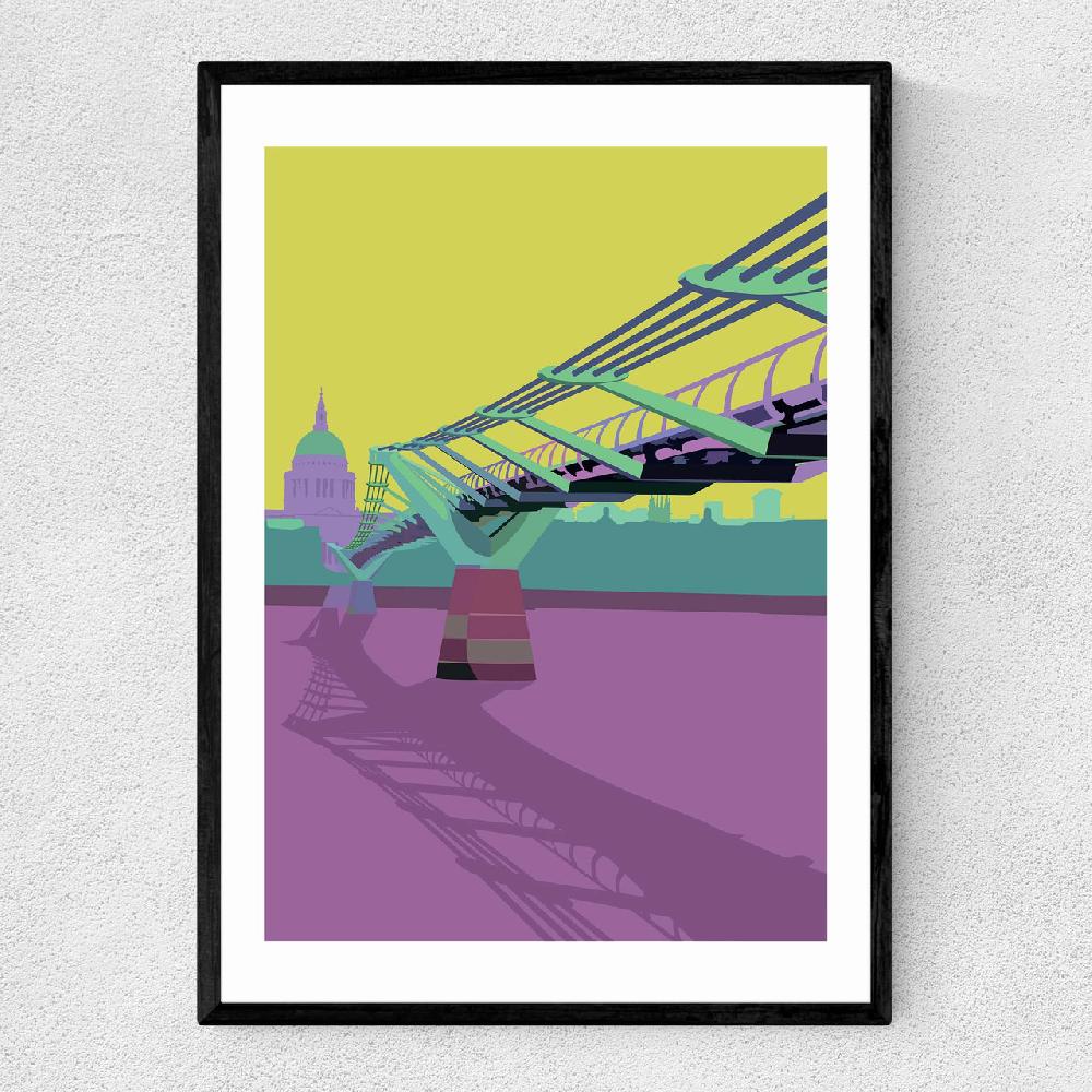east end prints Millennium Bridge - St Pauls