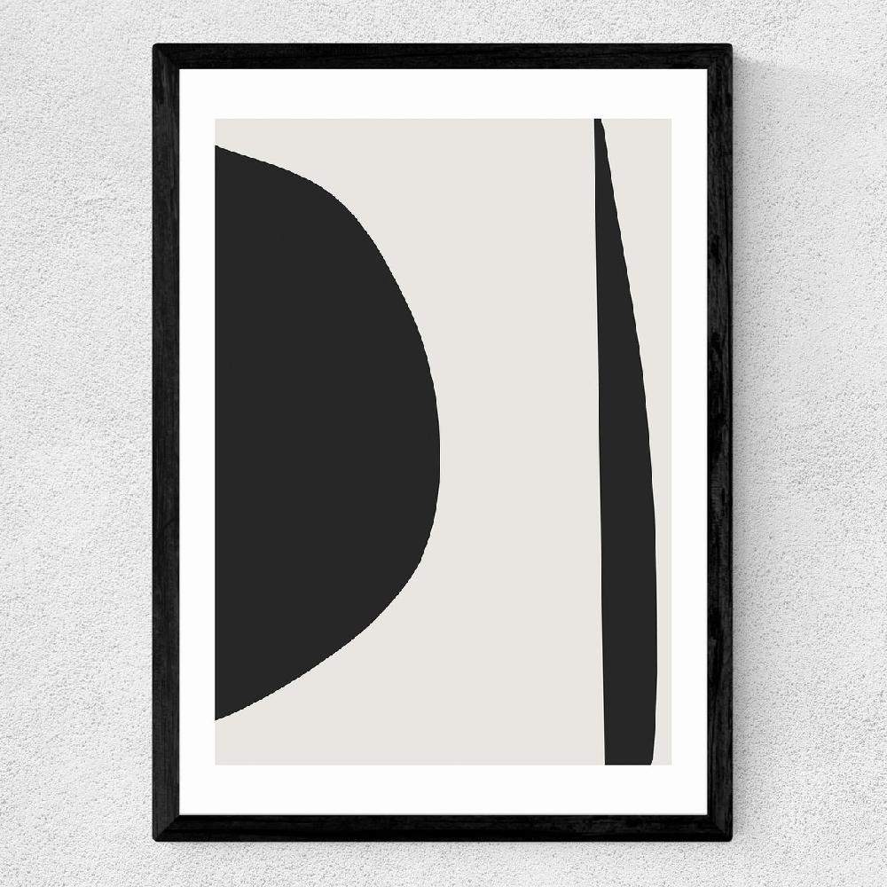 East End Prints Minimal Black 1