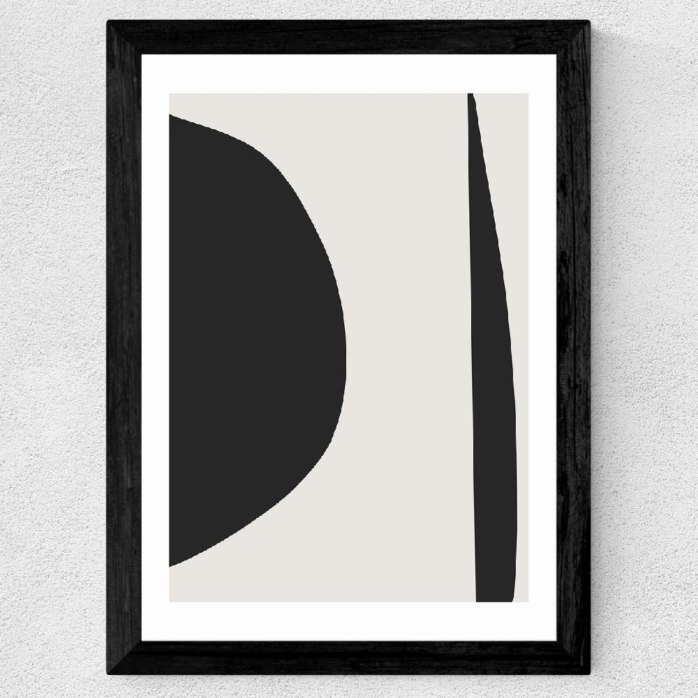 East End Prints Minimal Black 1