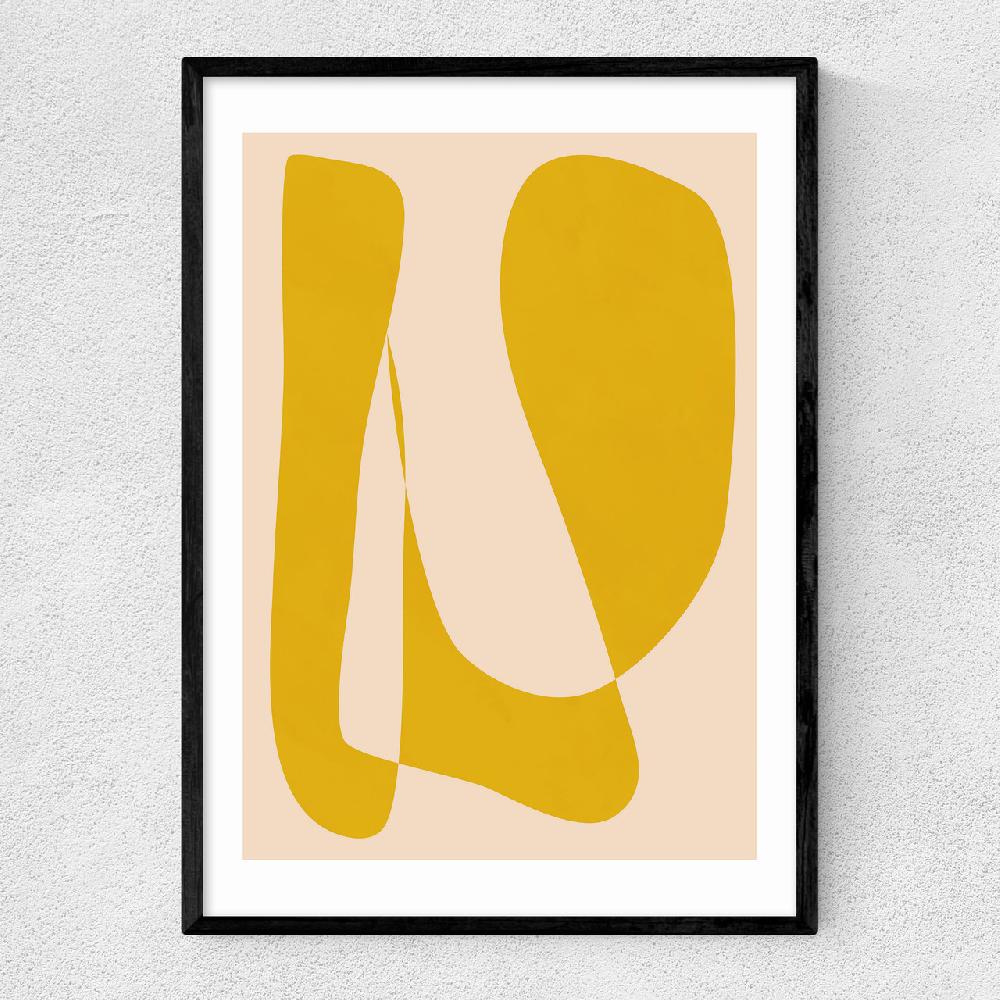 east end prints Minimalist 82 in Yellow