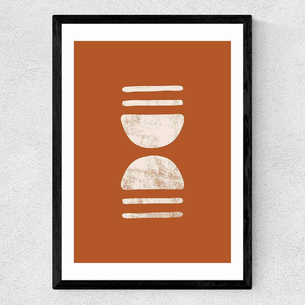 East End Prints Mirror Image Shapes