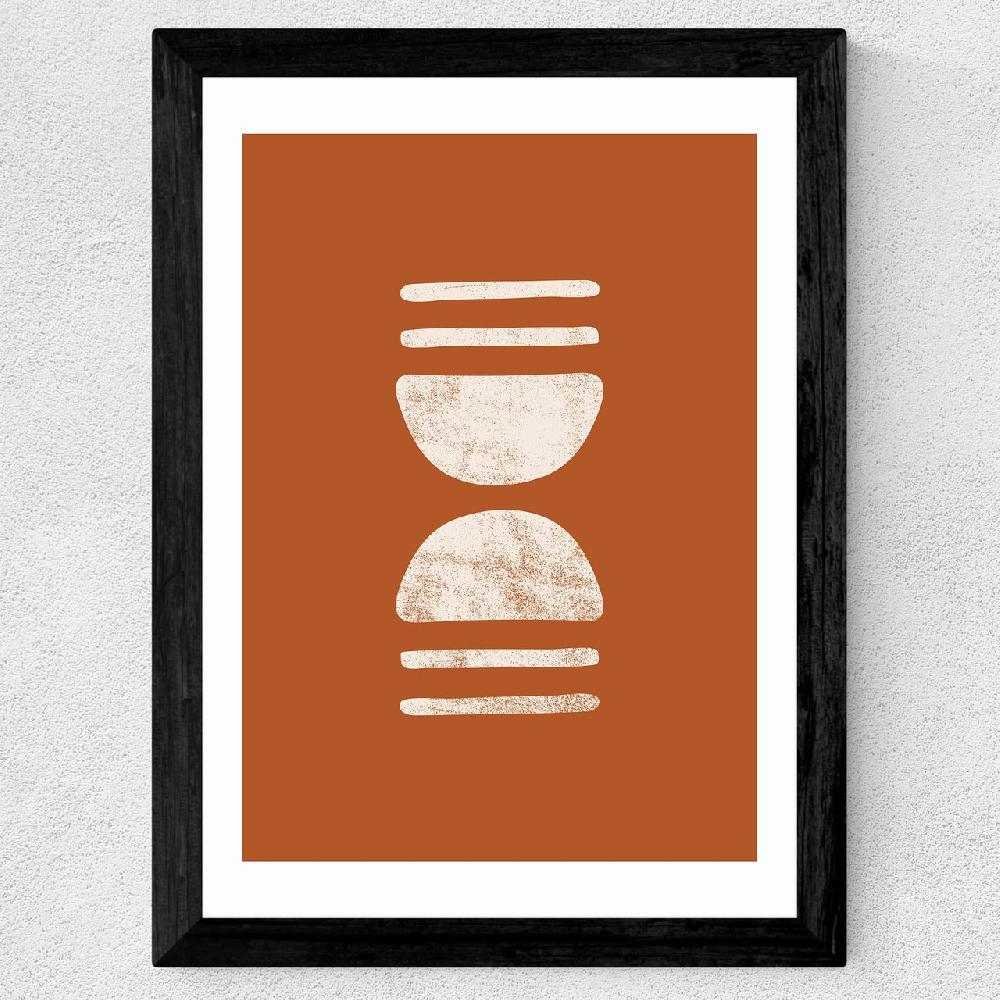 East End Prints Mirror Image Shapes