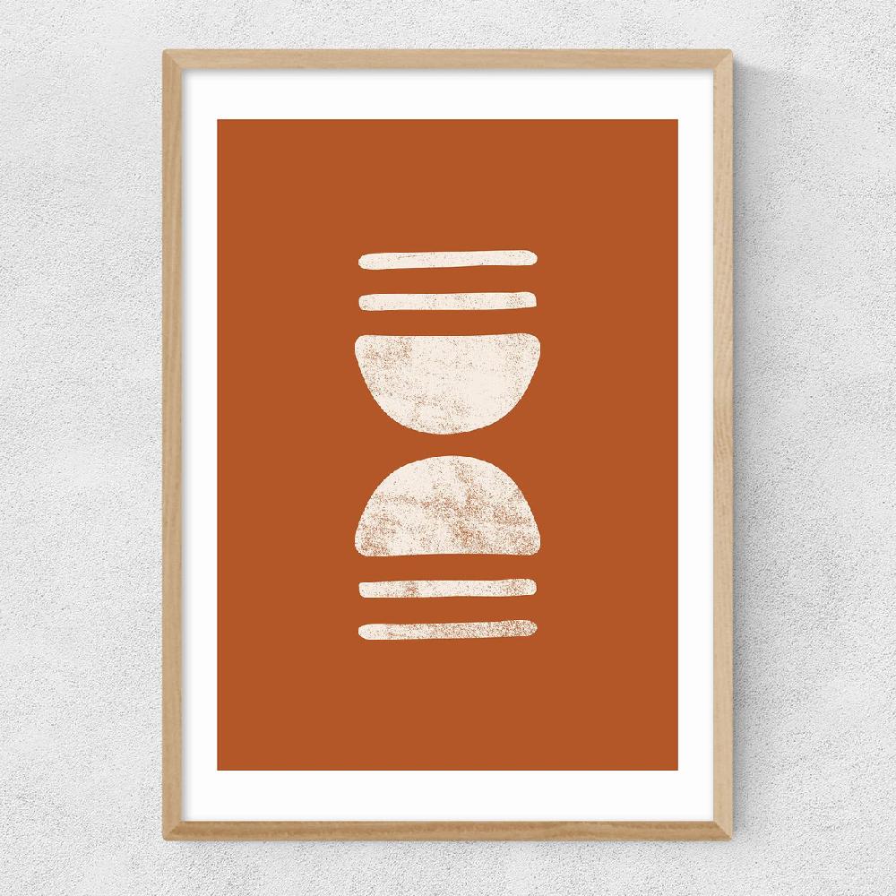 East End Prints Mirror Image Shapes