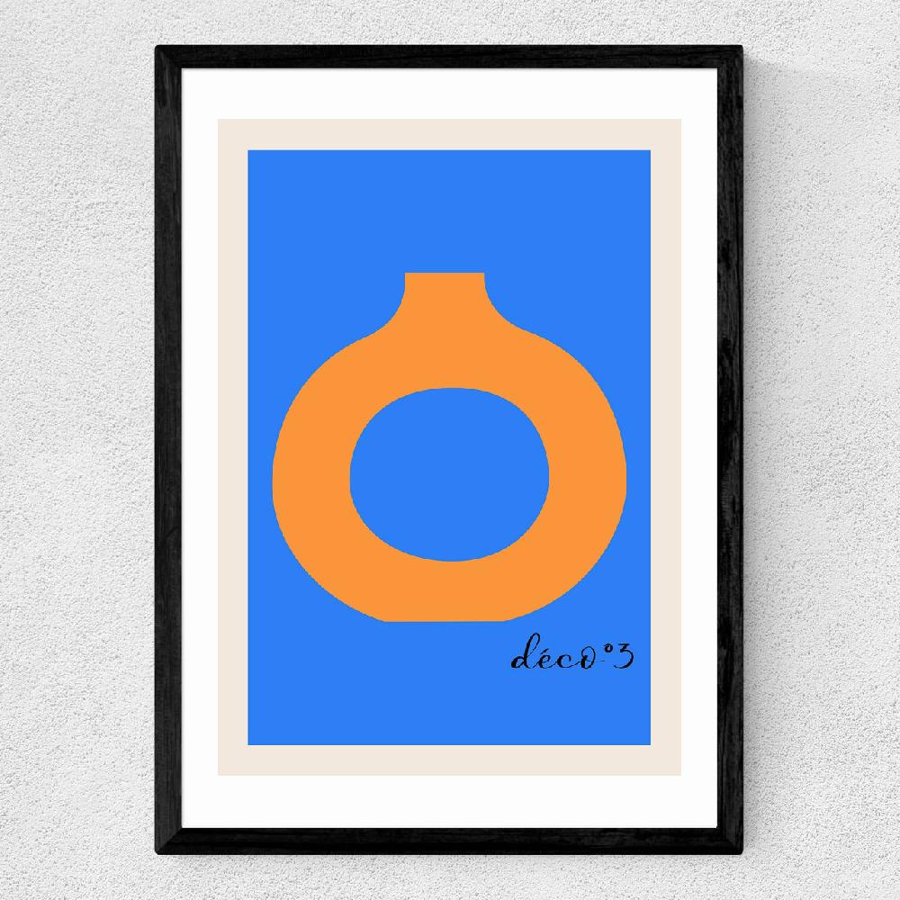 East End Prints Modern Vase Deco III