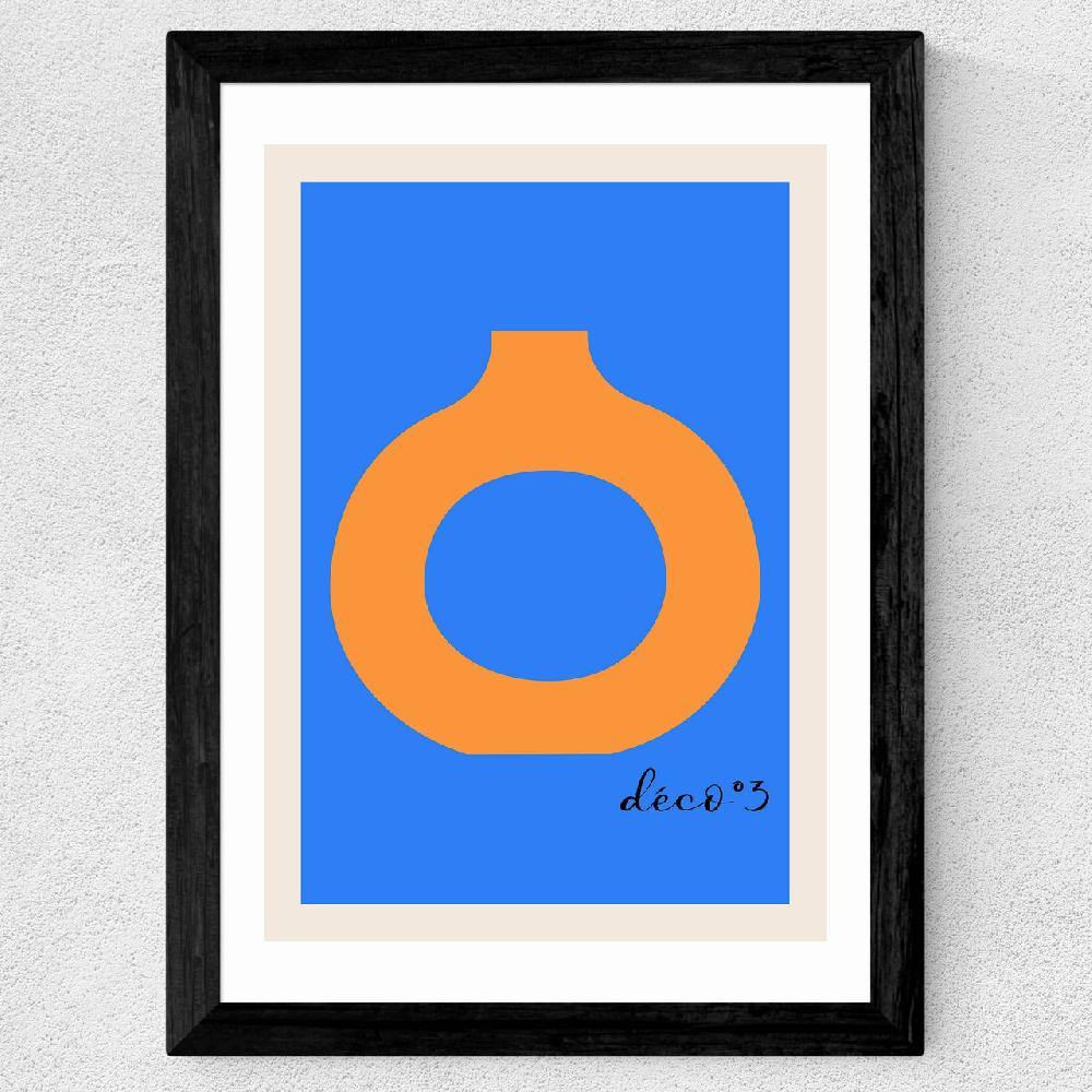 East End Prints Modern Vase Deco III