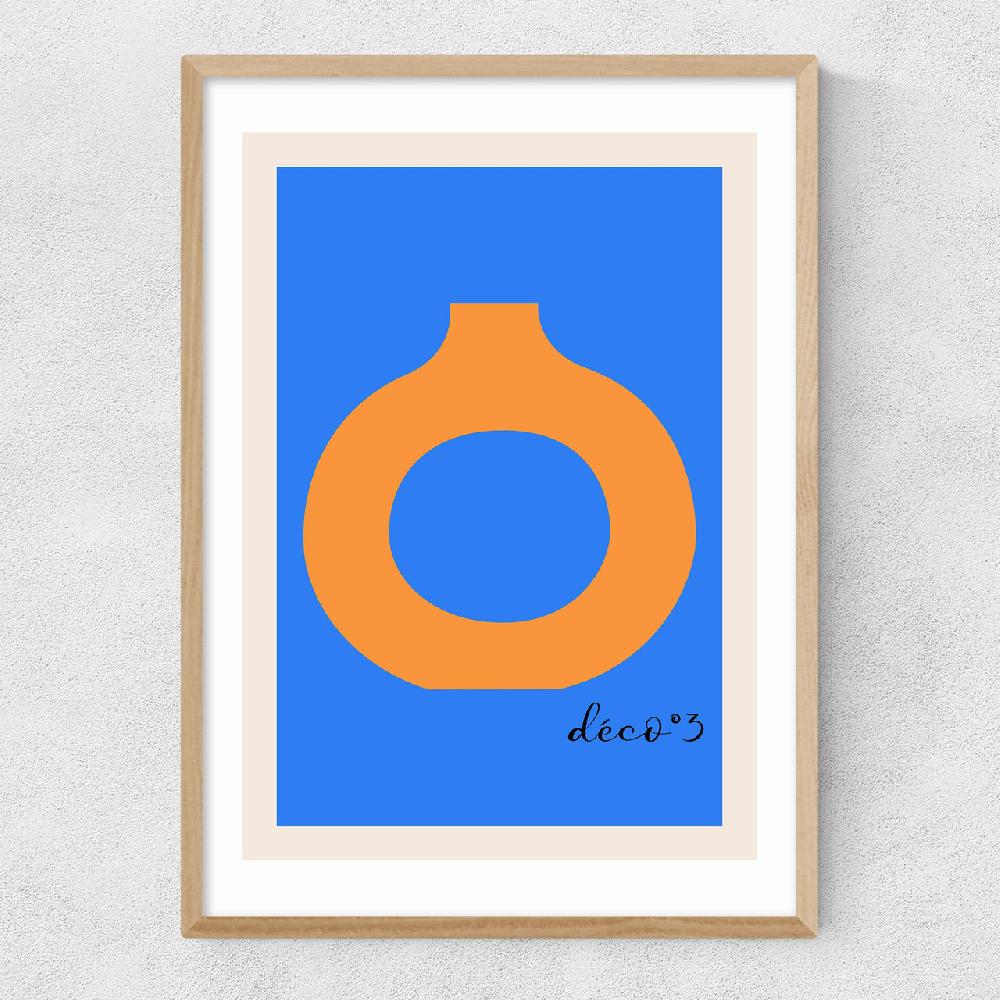 East End Prints Modern Vase Deco III