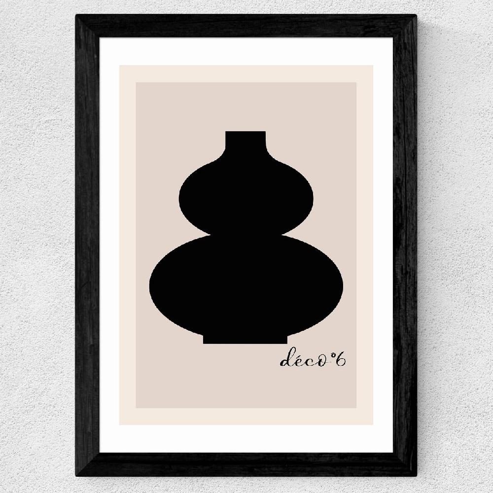 East End Prints Modern Vase Deco VI