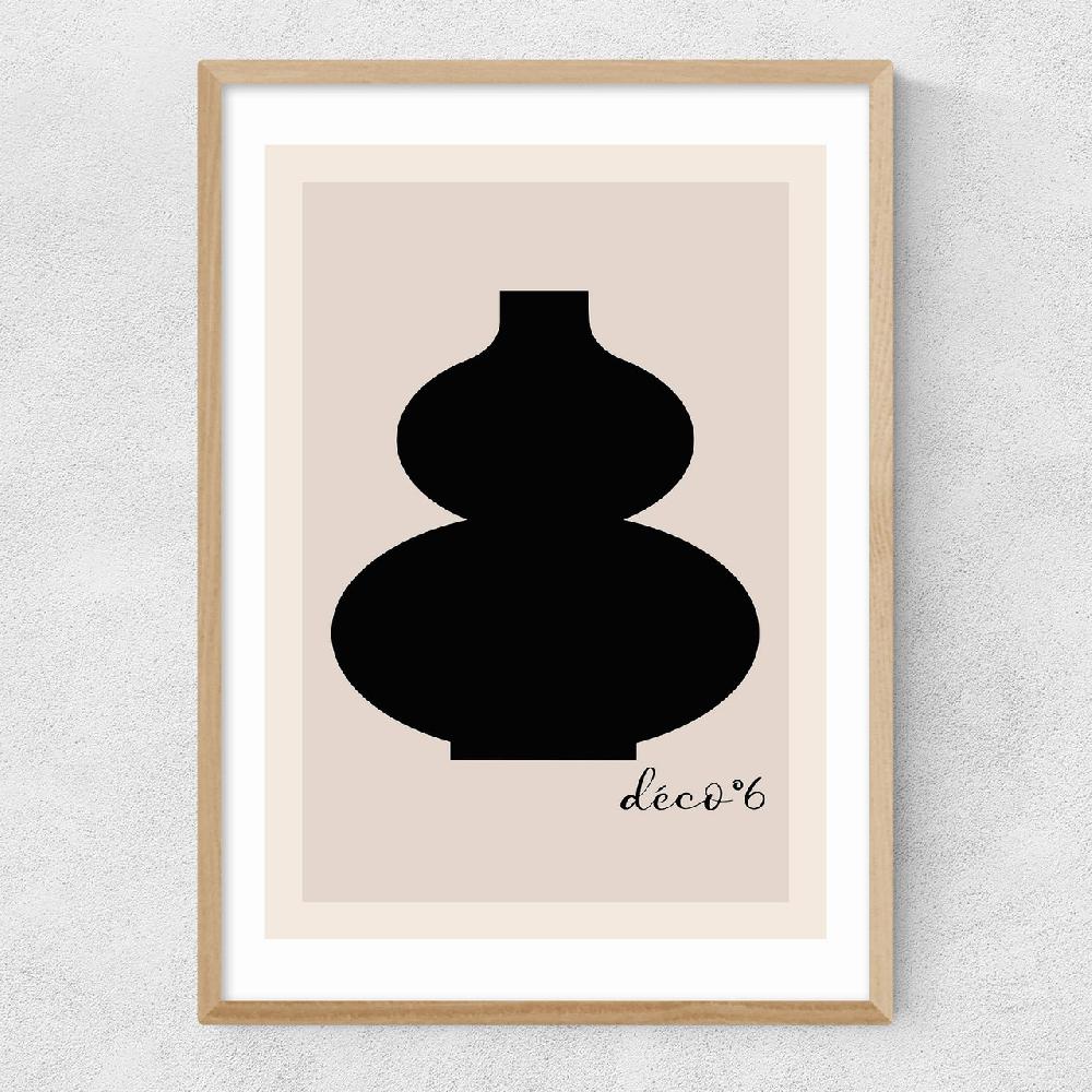 East End Prints Modern Vase Deco VI