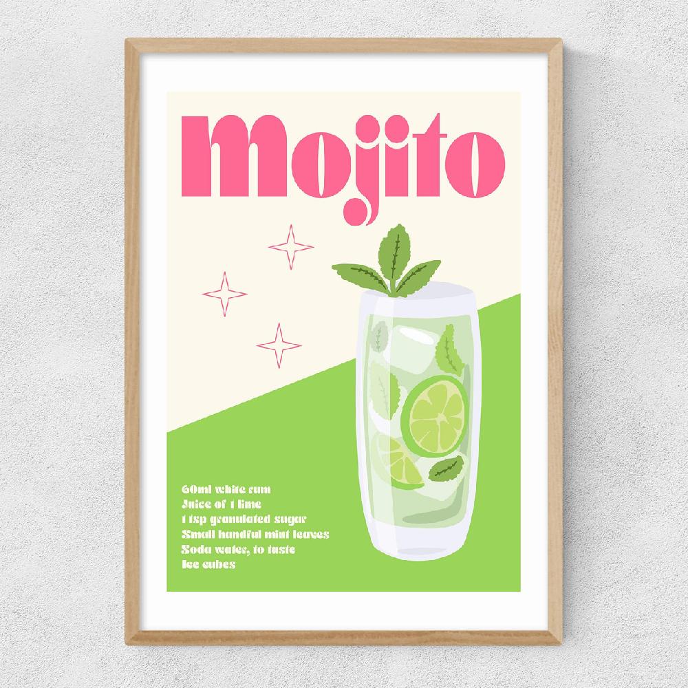 East End Prints Mojito Cocktail