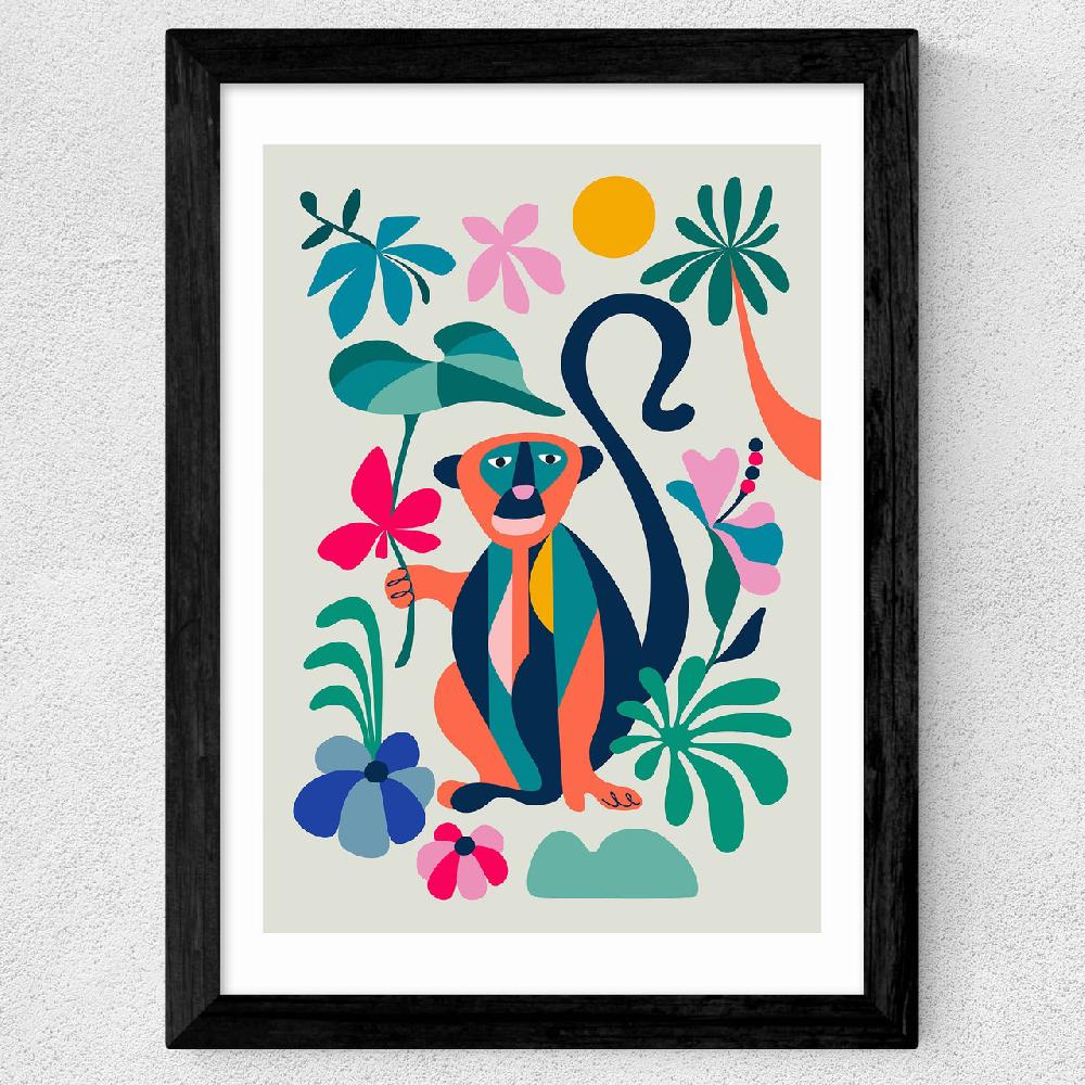 East End Prints Monkey