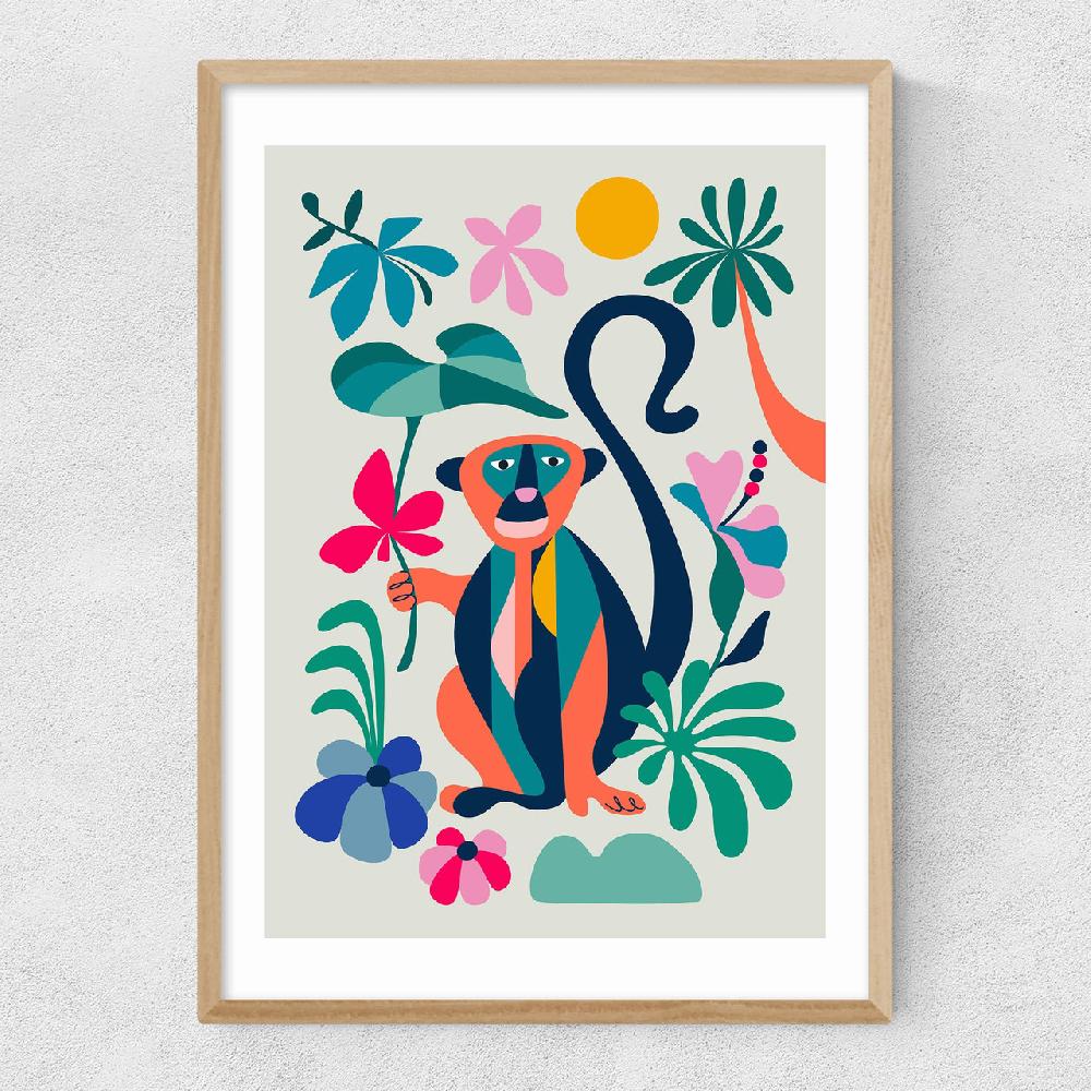 East End Prints Monkey
