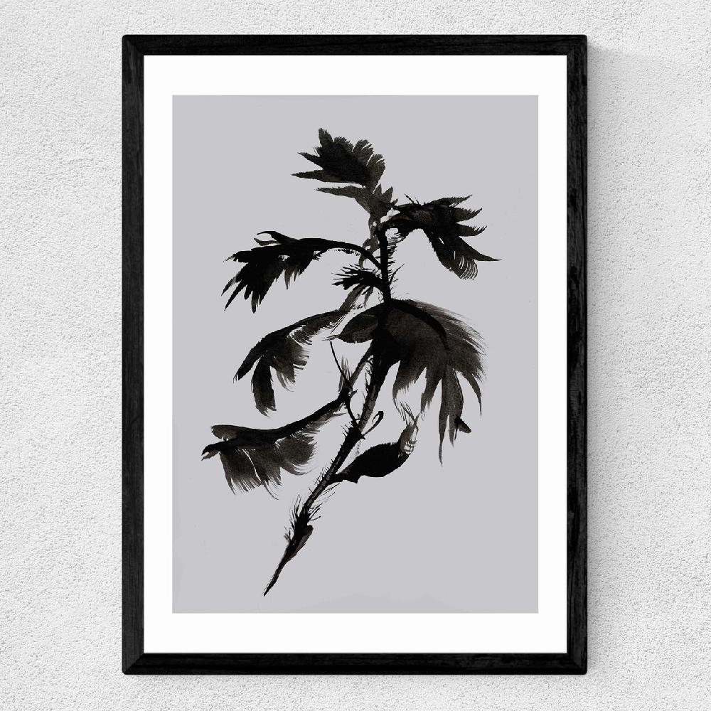 East End Prints Mono Botanical 10