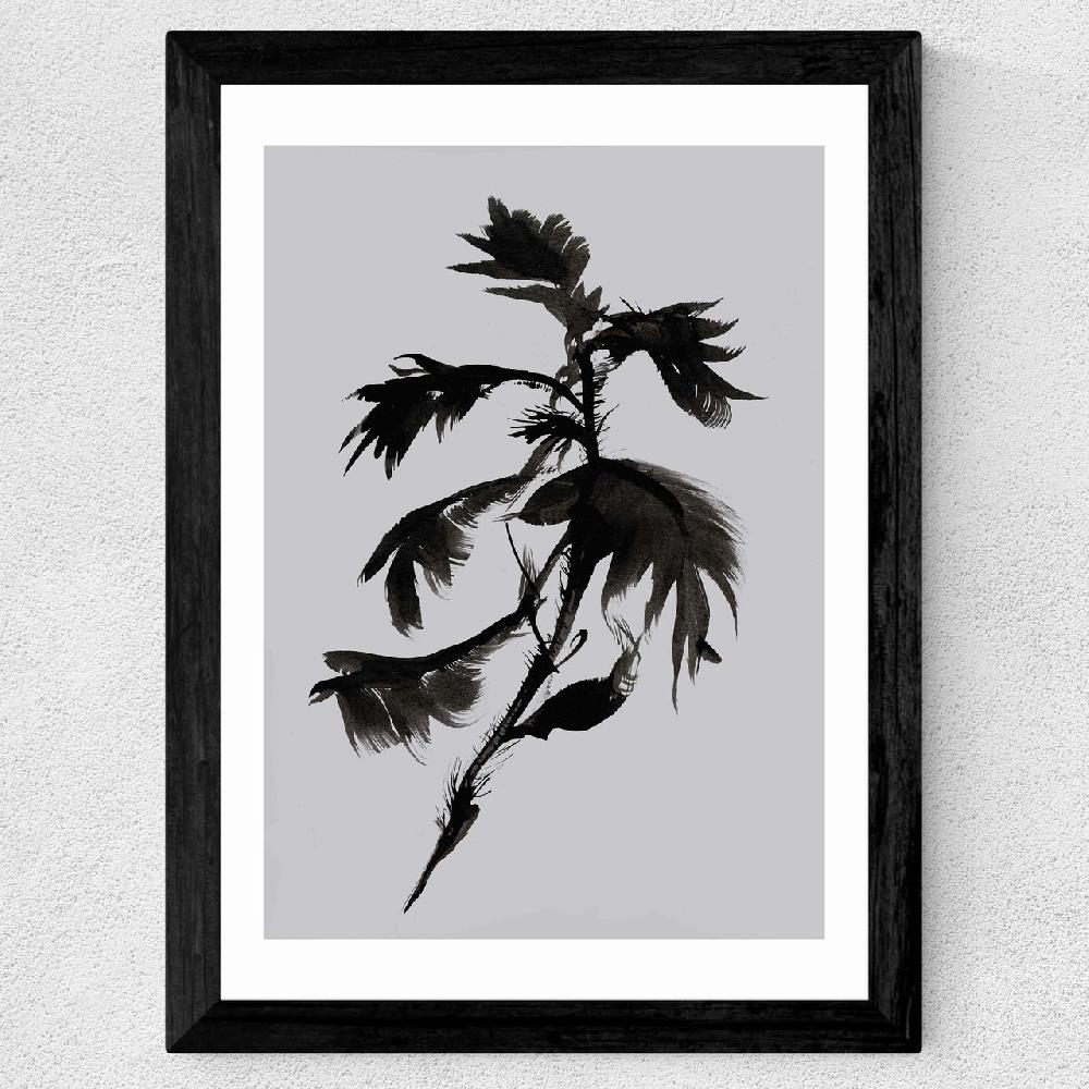East End Prints Mono Botanical 10