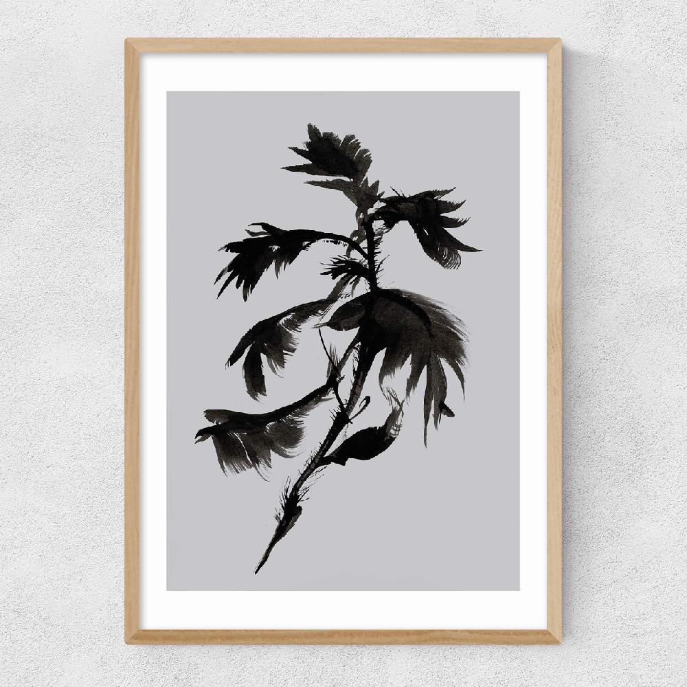 East End Prints Mono Botanical 10
