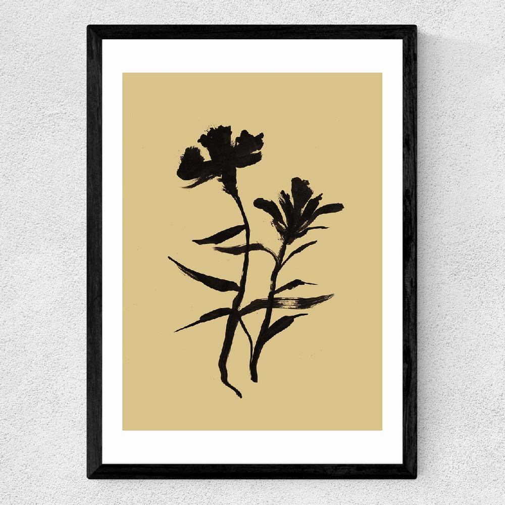 East End Prints Mono Botanical 3