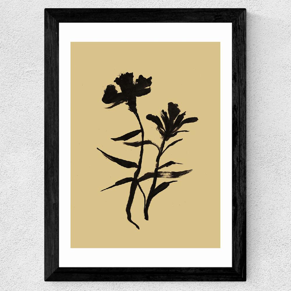 East End Prints Mono Botanical 3