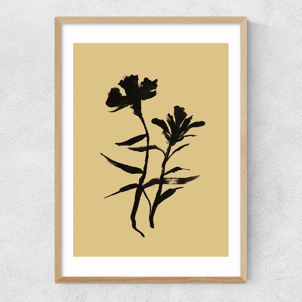 East End Prints Mono Botanical 3