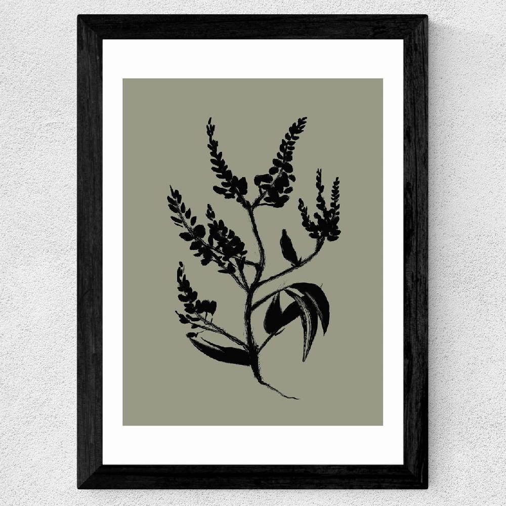 East End Prints Mono Botanical 5