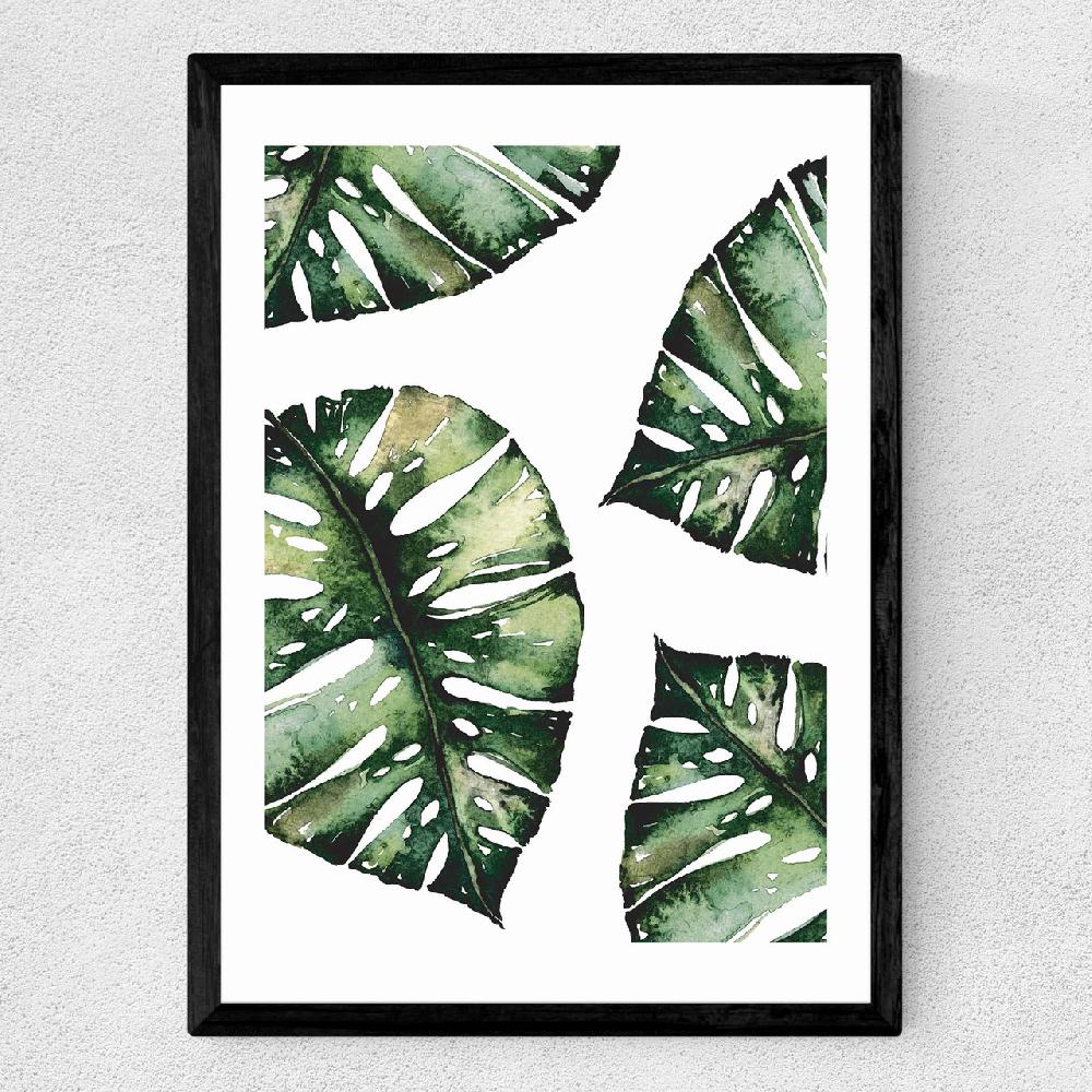 East End Prints Monstera Leaf