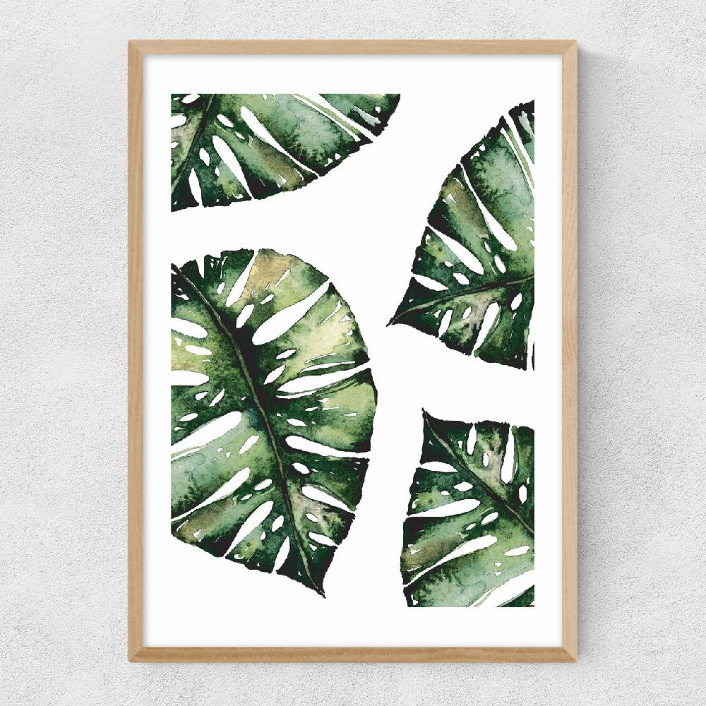 East End Prints Monstera Leaf