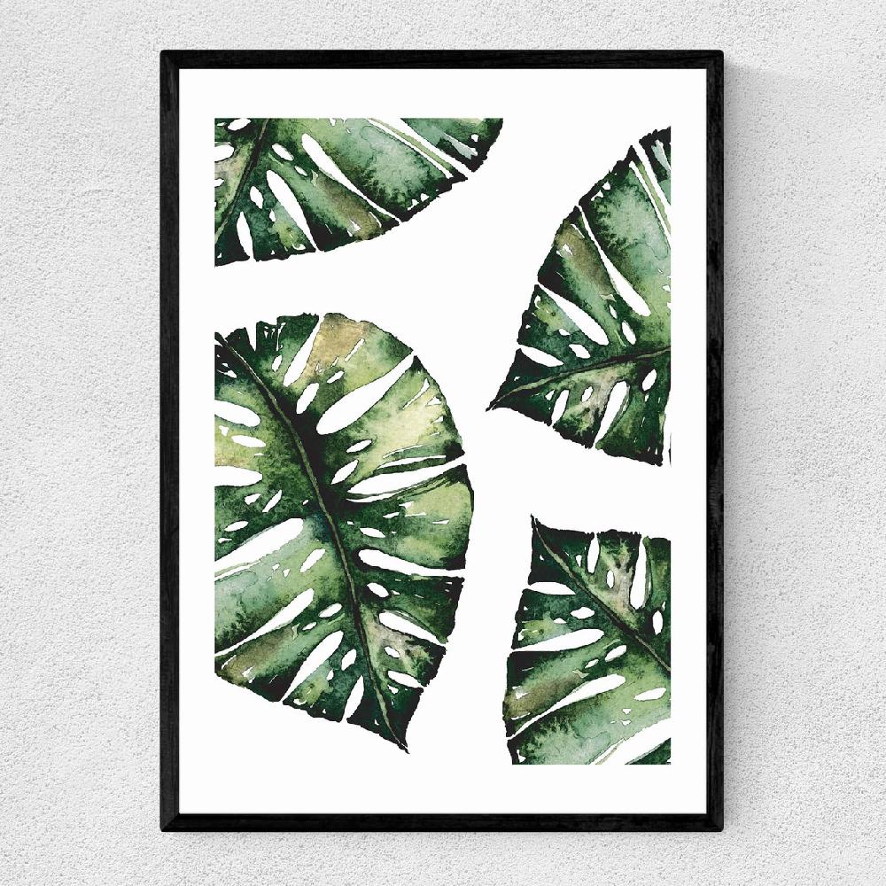 east end prints Monstera Leaf
