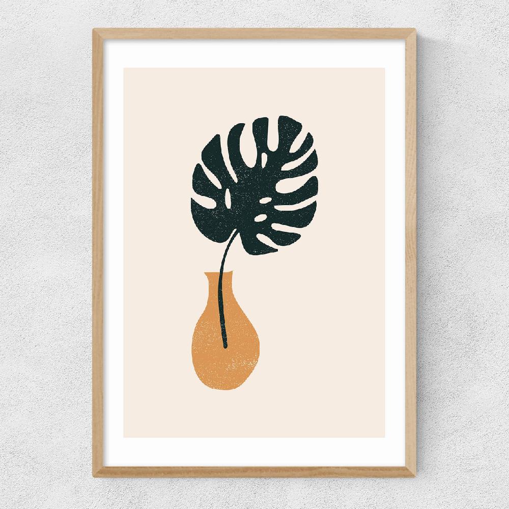 East End Prints Monstera Vase