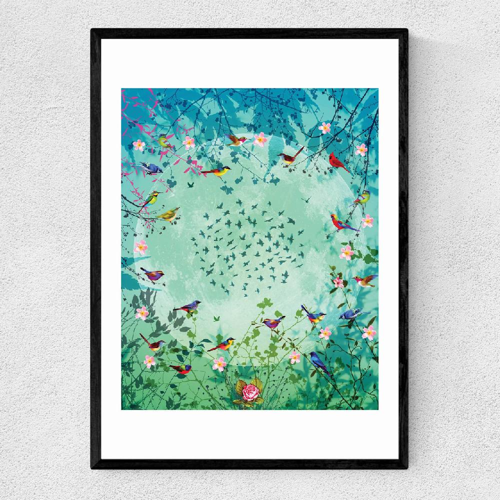 east end prints Moon Garden