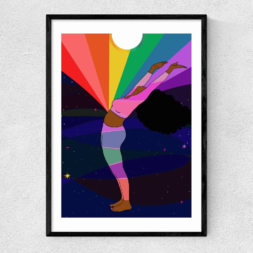 east end prints Moon Rainbow