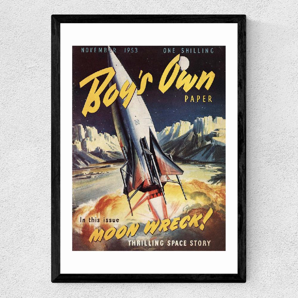 East End Prints Moon Wreck