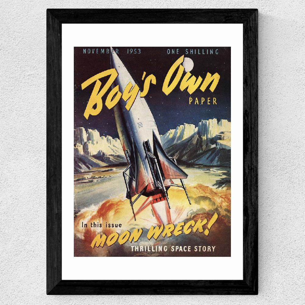 East End Prints Moon Wreck