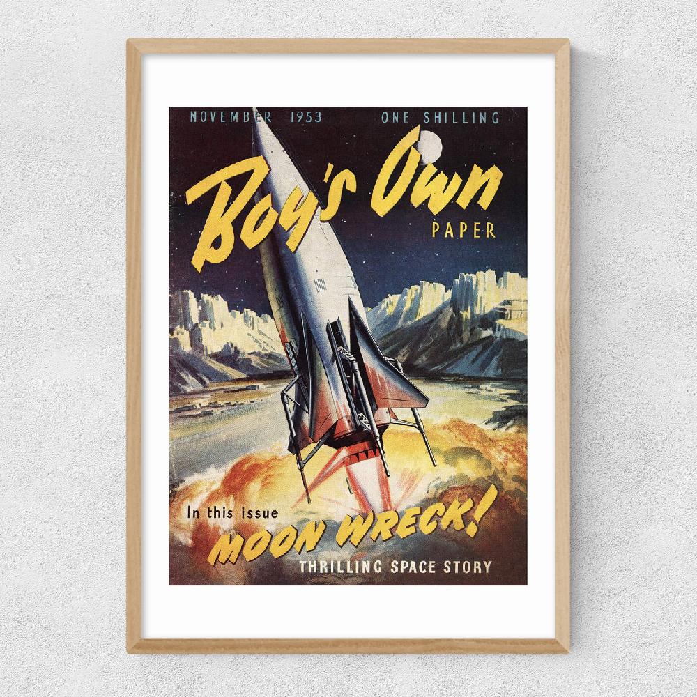 East End Prints Moon Wreck