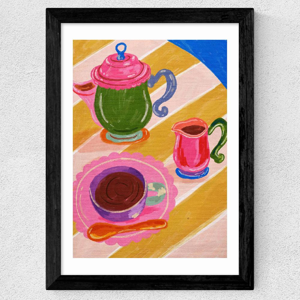 East End Prints Morning Coffee By Kartika Paramita
