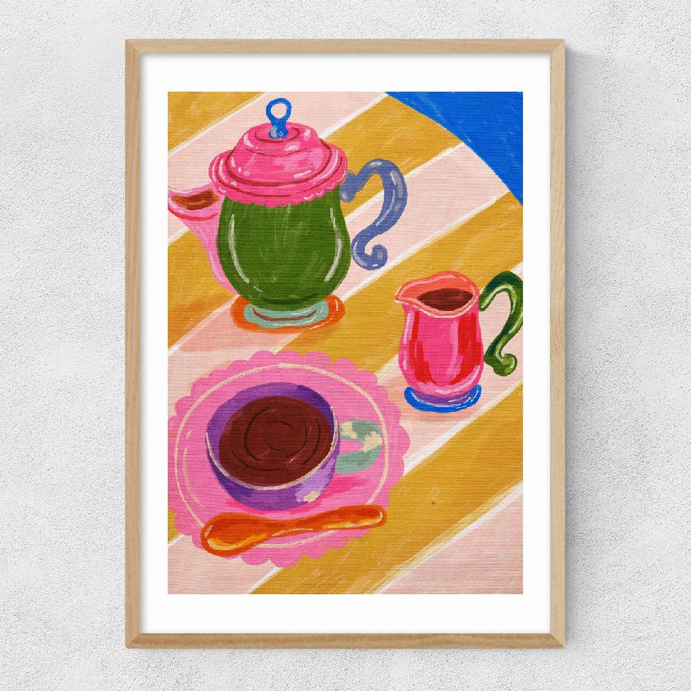 East End Prints Morning Coffee By Kartika Paramita