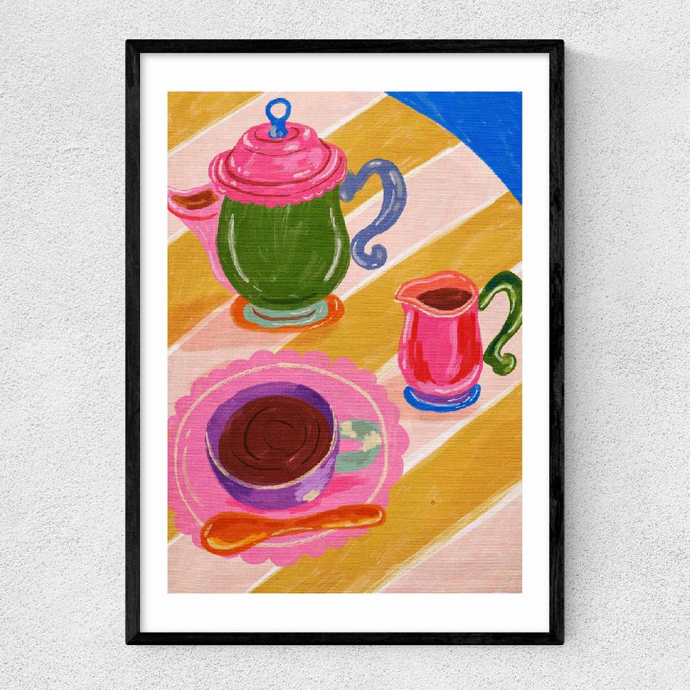 east end prints Morning Coffee by Kartika Paramita