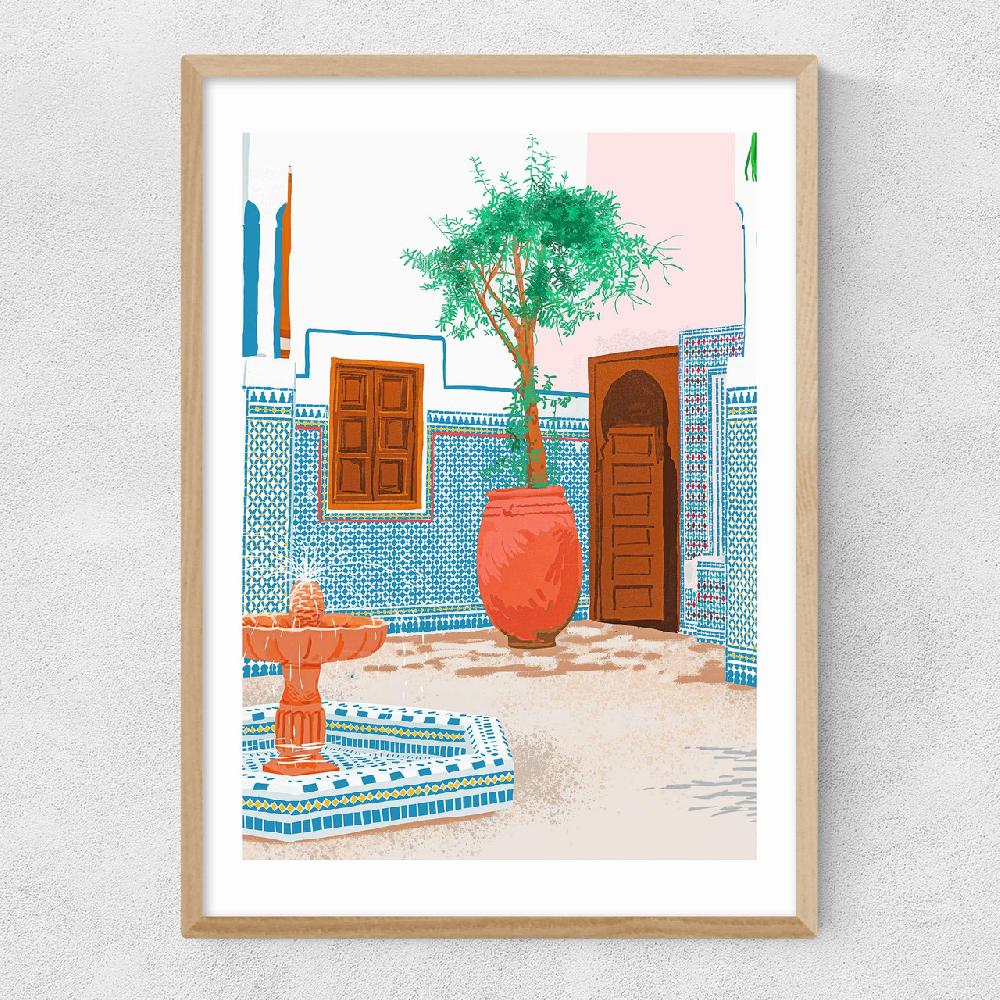 East End Prints Moroccan Villa