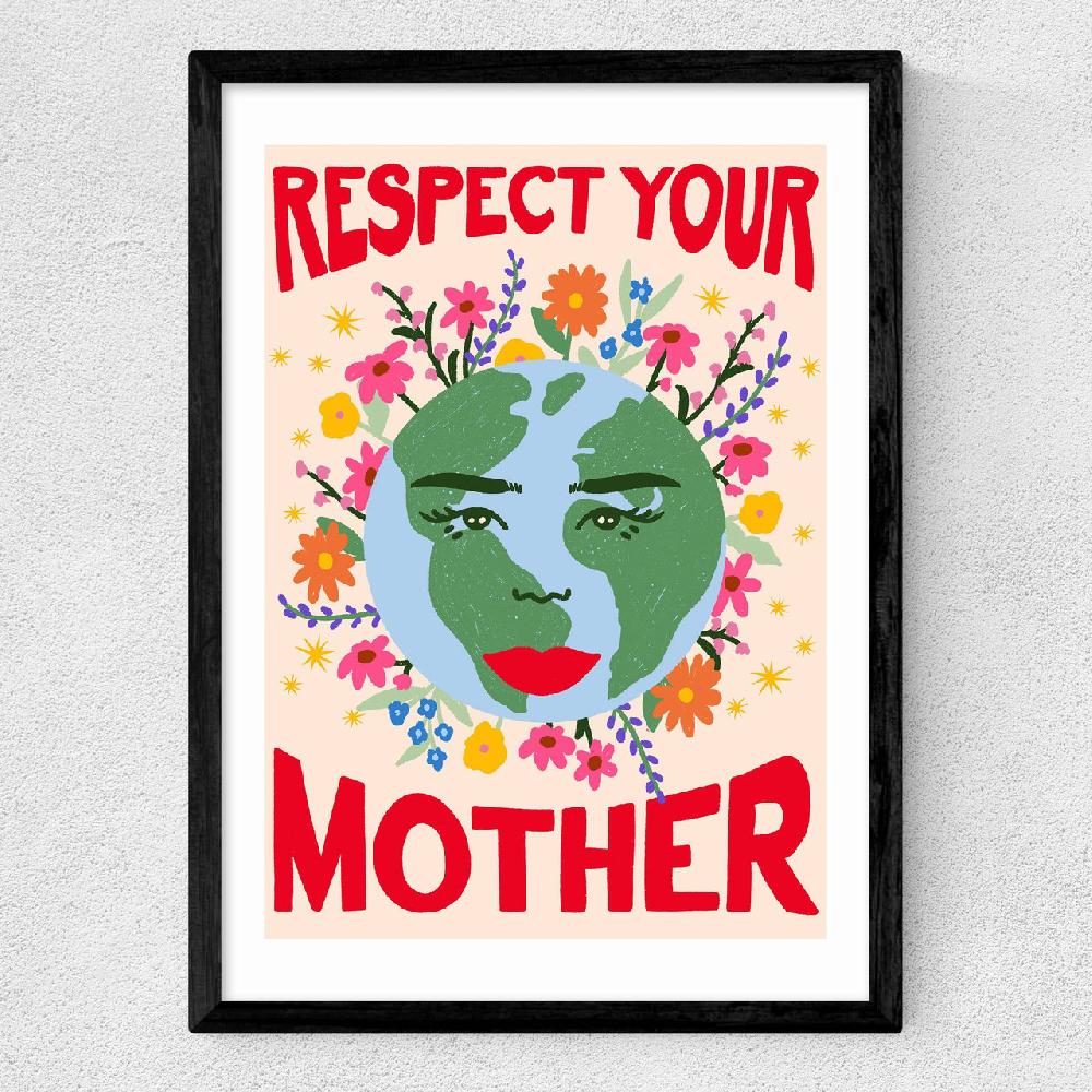 East End Prints Mother Earth By Emmy Lupin Studio