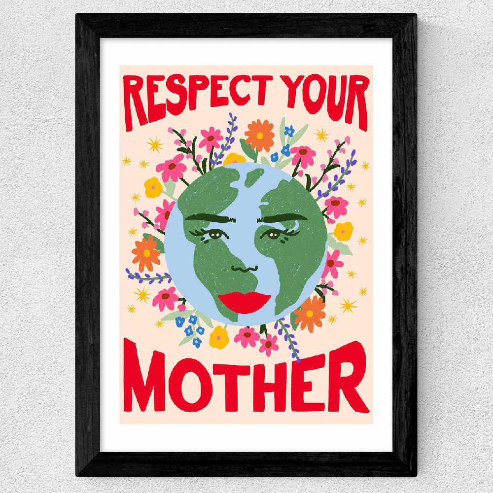 East End Prints Mother Earth By Emmy Lupin Studio