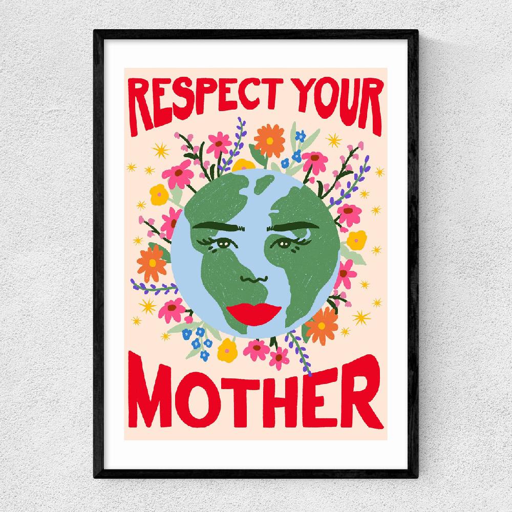 east end prints Mother Earth by Emmy Lupin Studio
