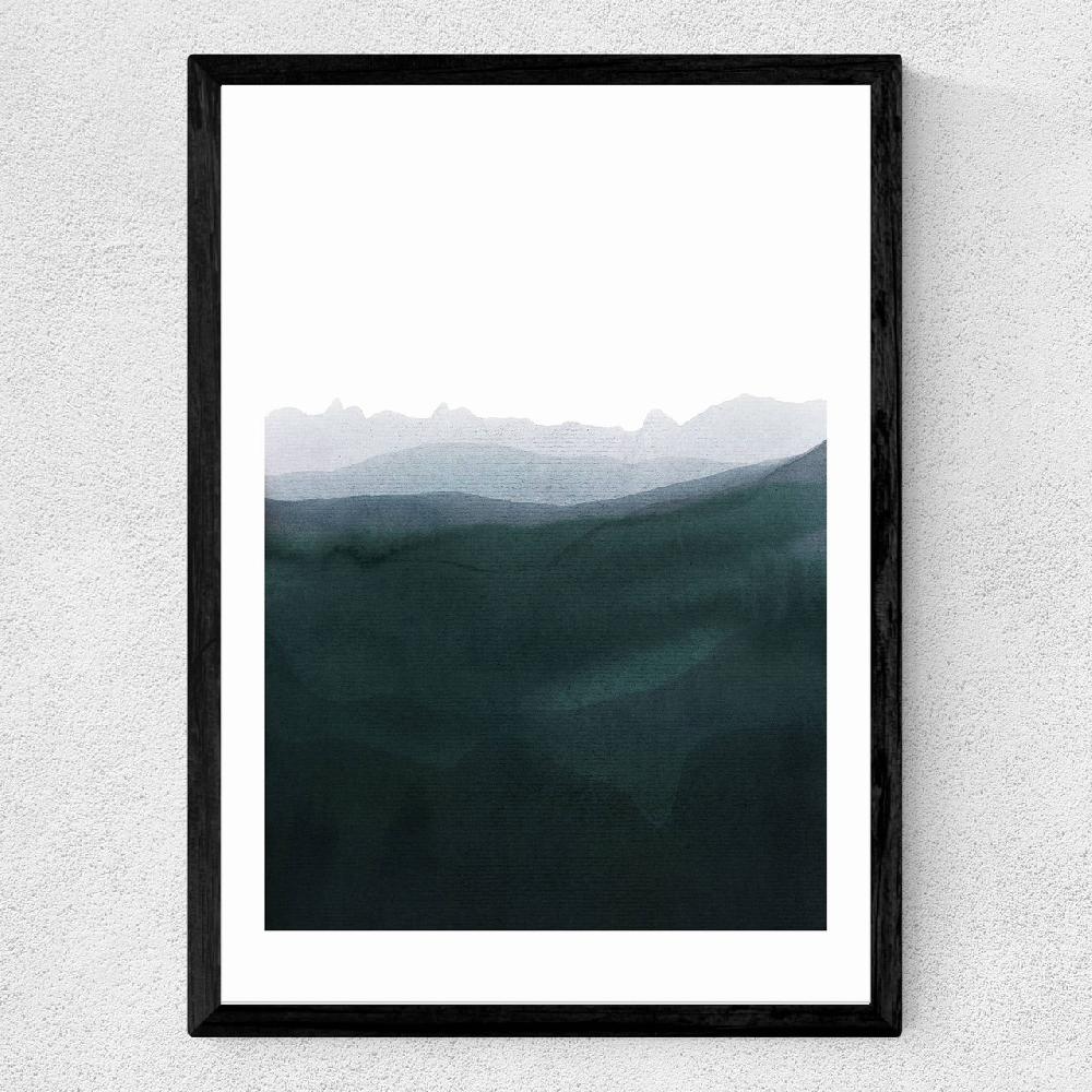 East End Prints Mountain Horizon III
