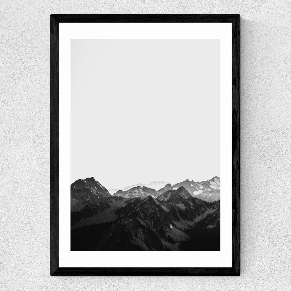 East End Prints Mountains Black And White