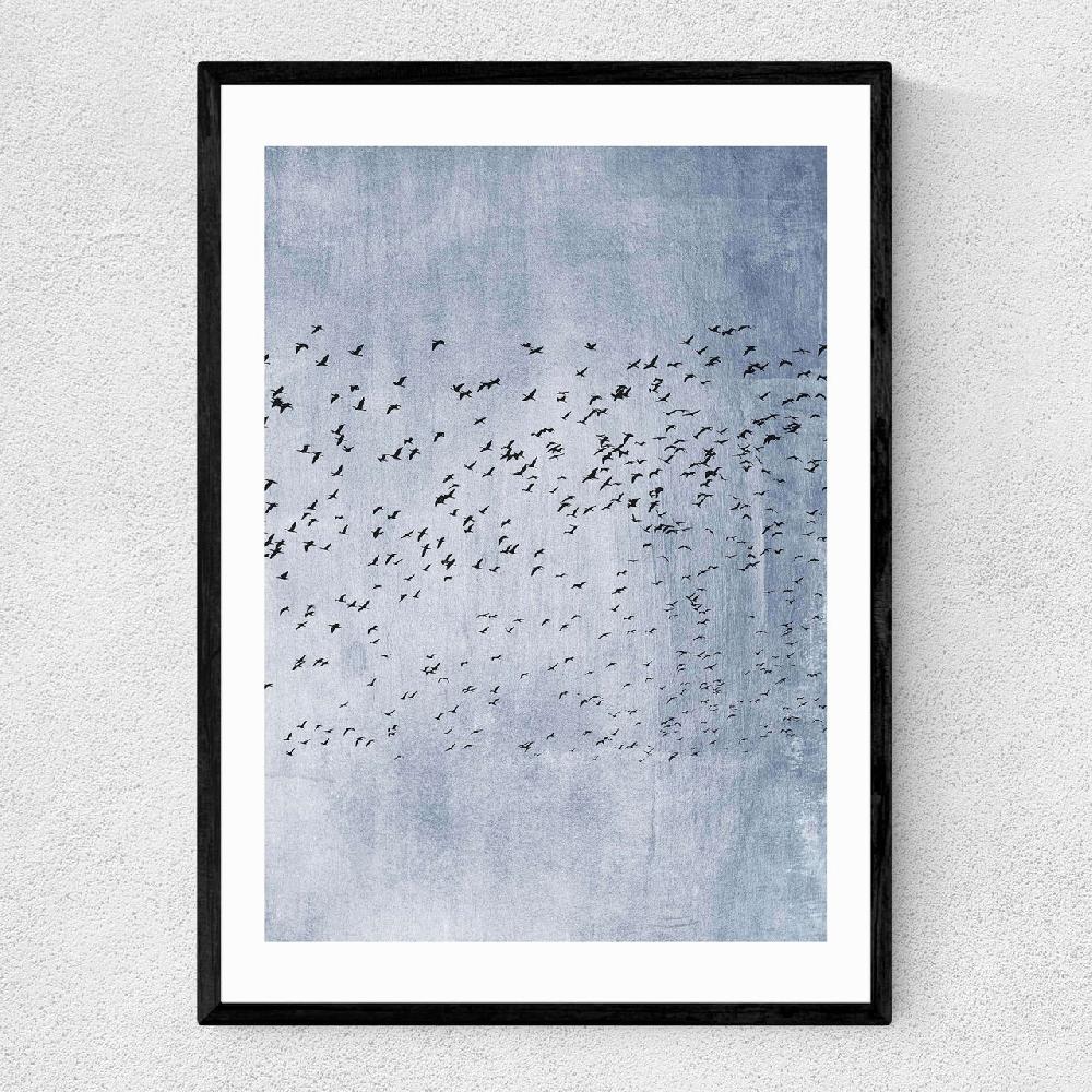 east end prints Moving On (Blue)