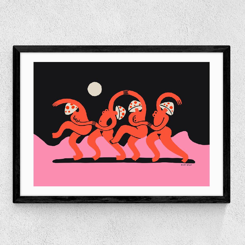 East End Prints Mushroom Boogie
