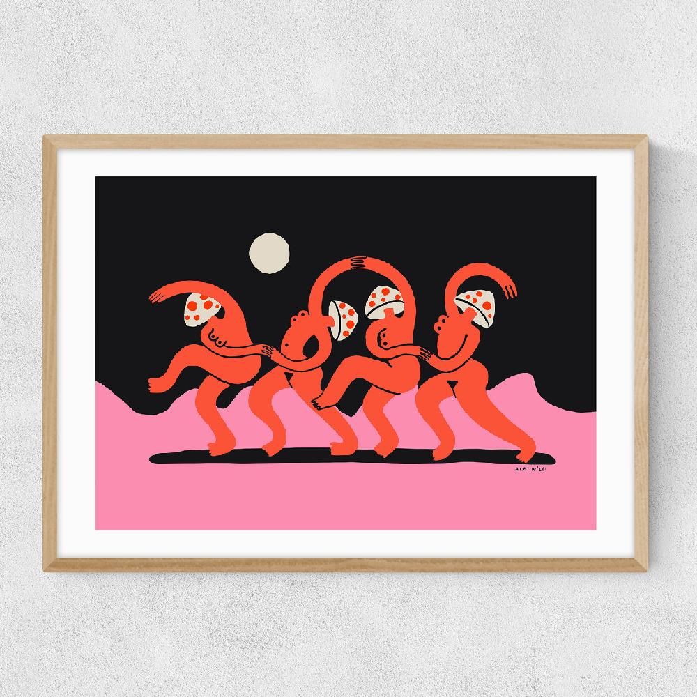 East End Prints Mushroom Boogie