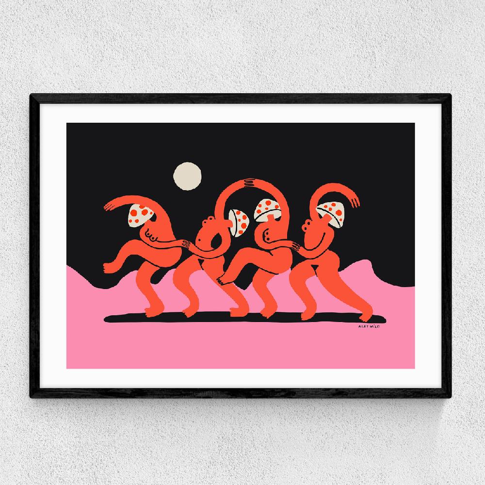 East End Prints Mushroom Boogie