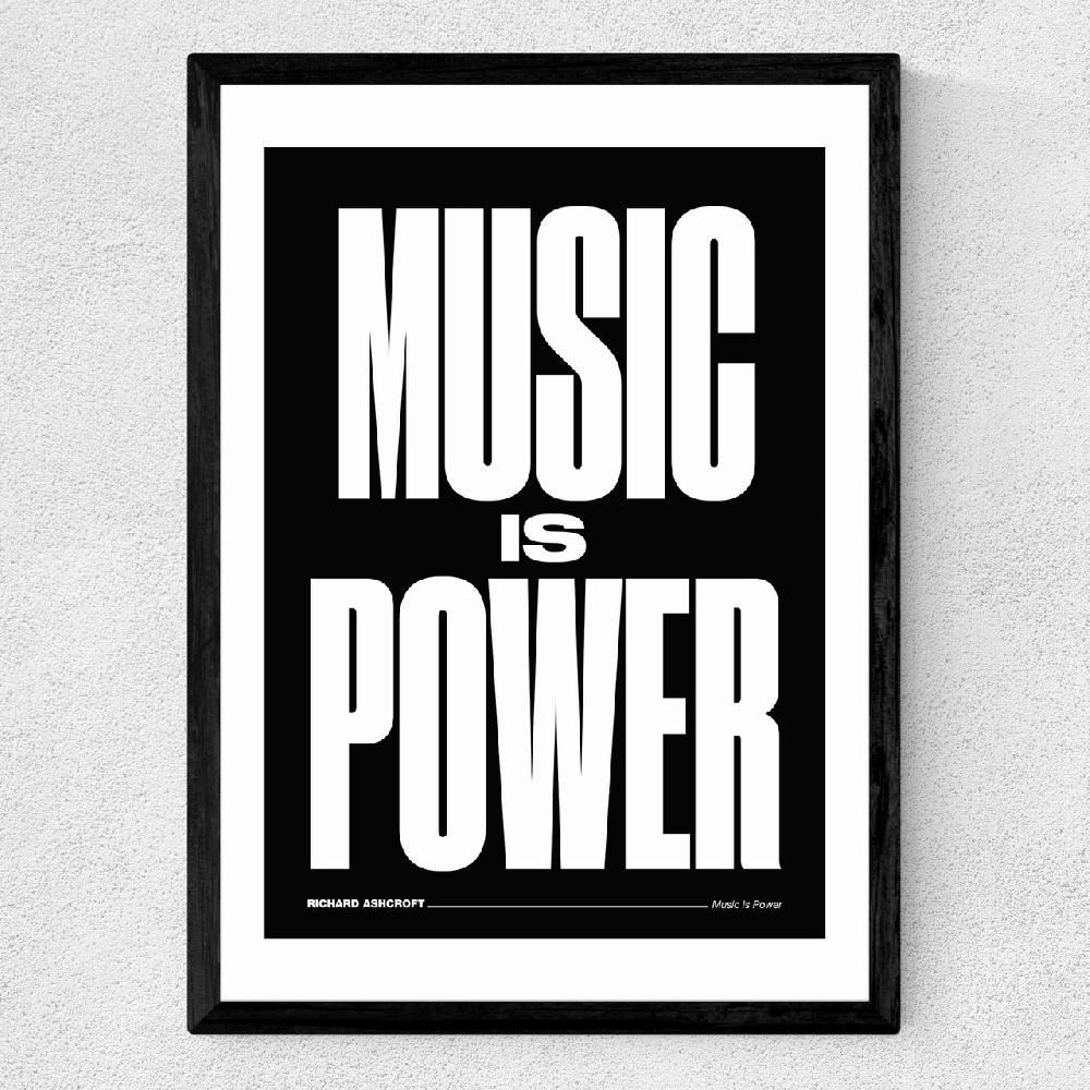 East End Prints Music Is Power